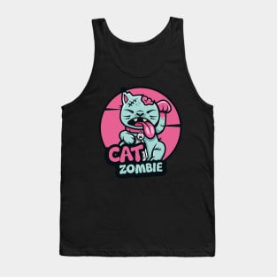 Cat Zombie Tank Top